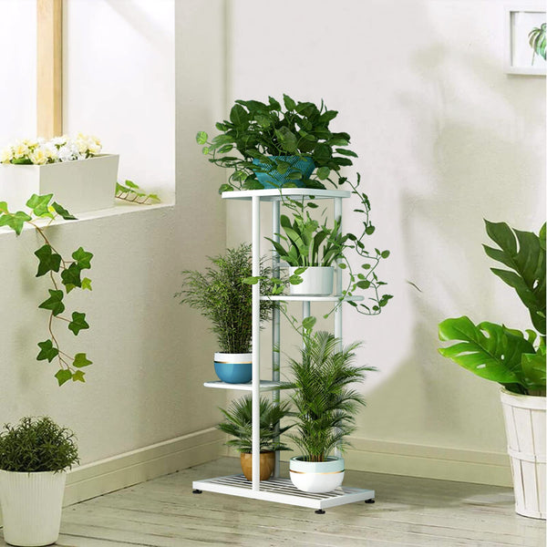 Multi-tiered Corner Plant Shelf And Flower Rack Indoor
